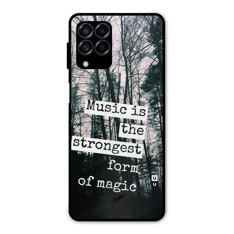 Music Magic Metal Back Case for Galaxy M53 5G