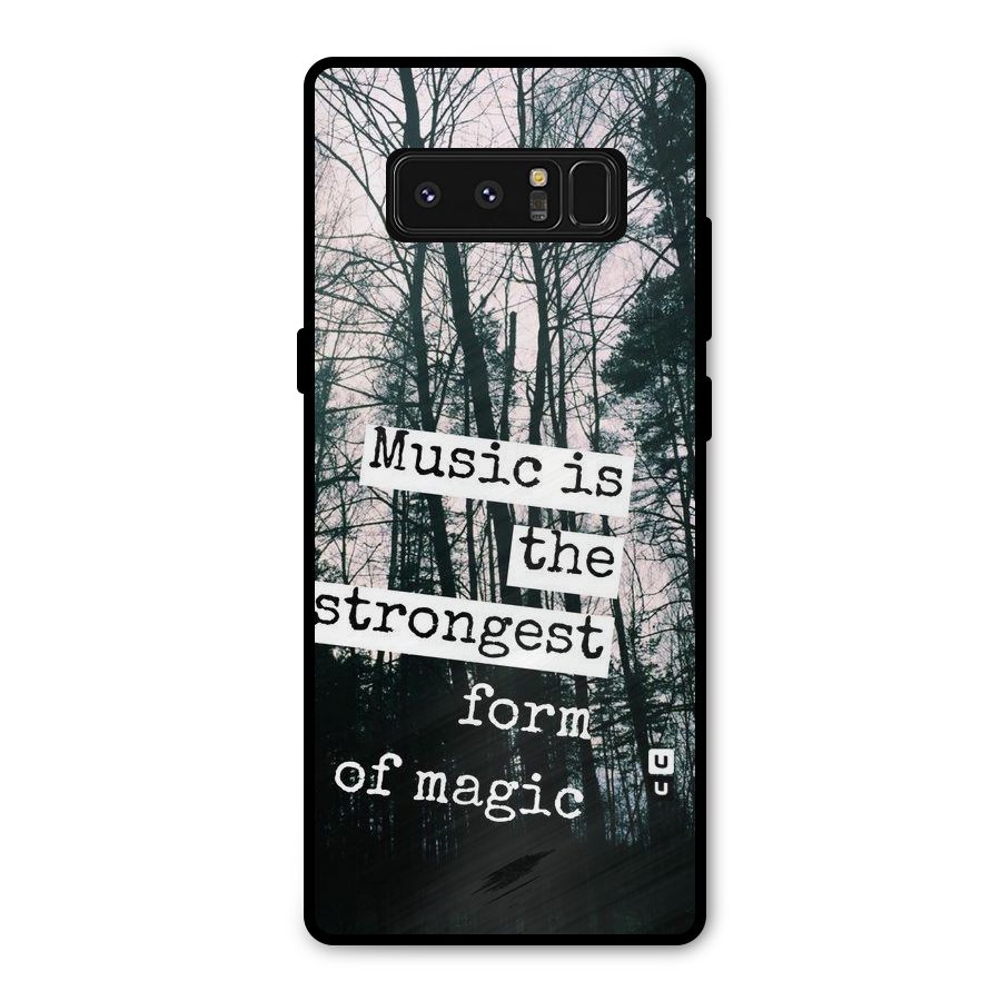 Music Magic Metal Back Case for Galaxy Note 8