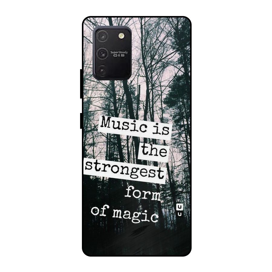 Music Magic Metal Back Case for Galaxy S10 Lite