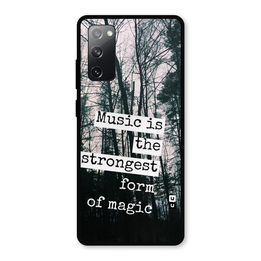 Music Magic Metal Back Case for Galaxy S20 FE 5G