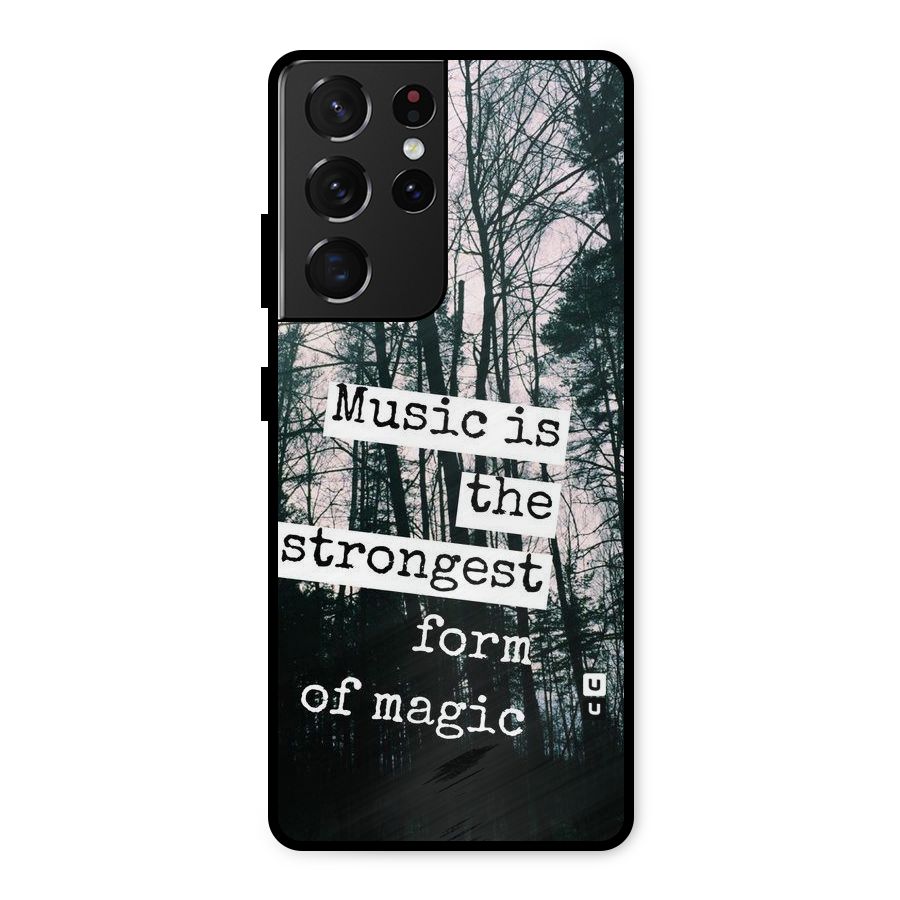 Music Magic Metal Back Case for Galaxy S21 Ultra 5G