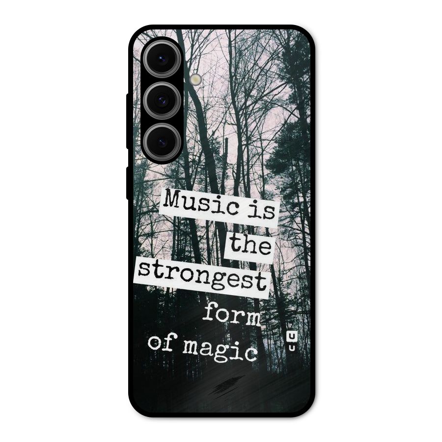 Music Magic Metal Back Case for Galaxy S24 FE