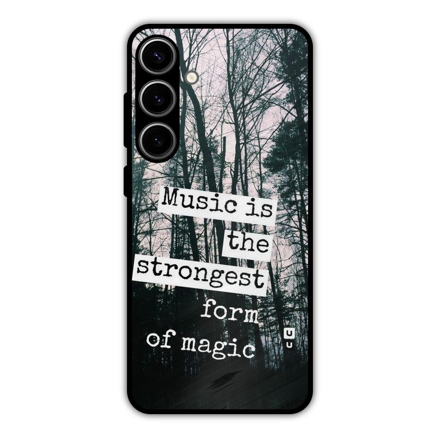 Music Magic Metal Back Case for Galaxy S24 Plus
