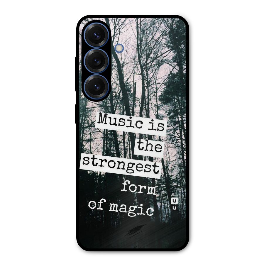 Music Magic Metal Back Case for Galaxy S25