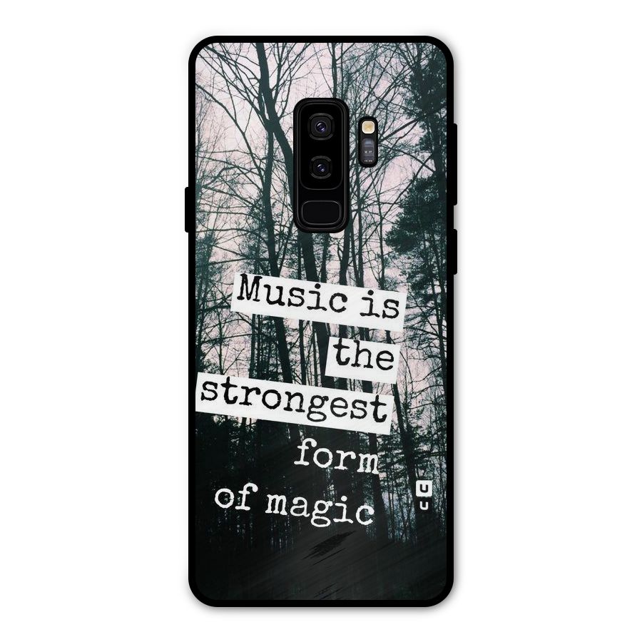Music Magic Metal Back Case for Galaxy S9 Plus