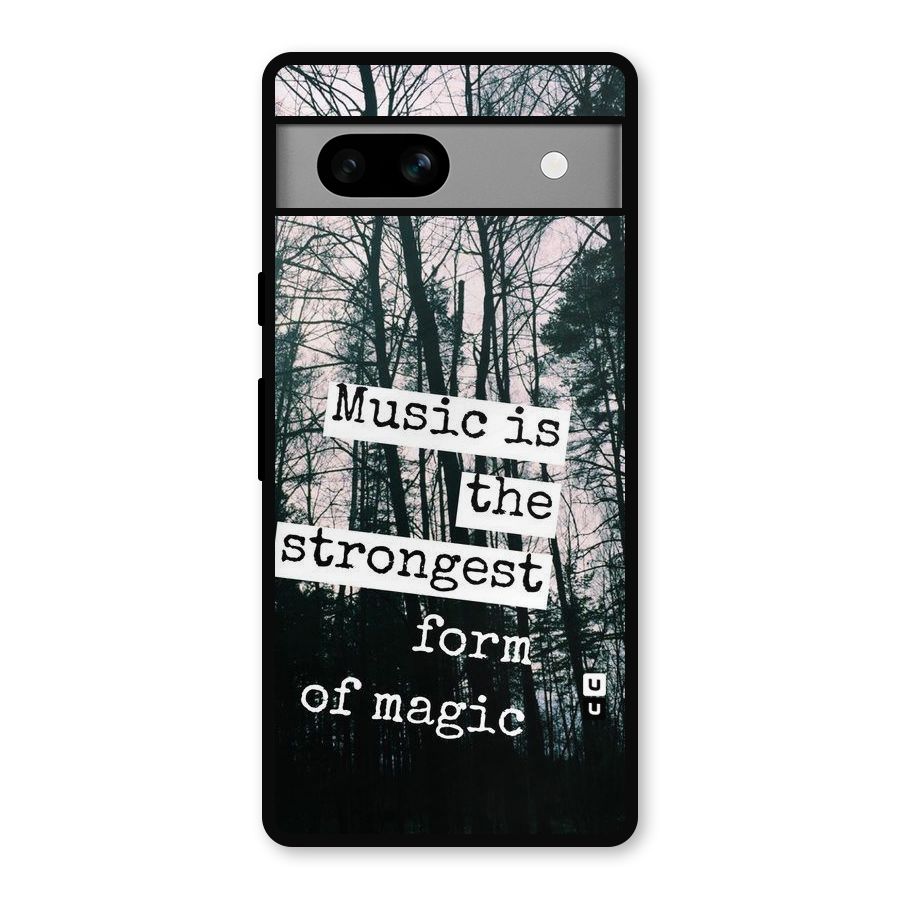 Music Magic Metal Back Case for Google Pixel 7a