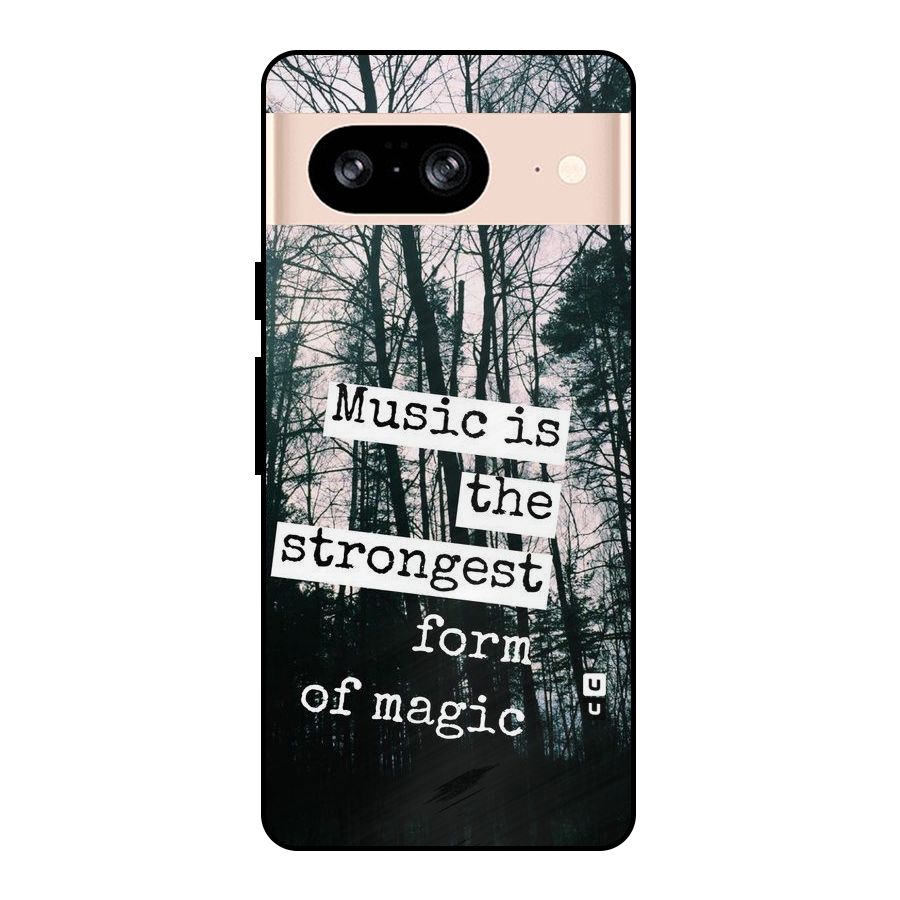 Music Magic Metal Back Case for Google Pixel 8