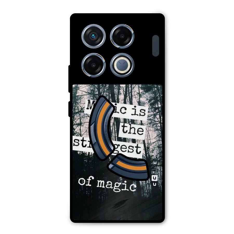 Music Magic Metal Back Case for Infinix GT 20 Pro