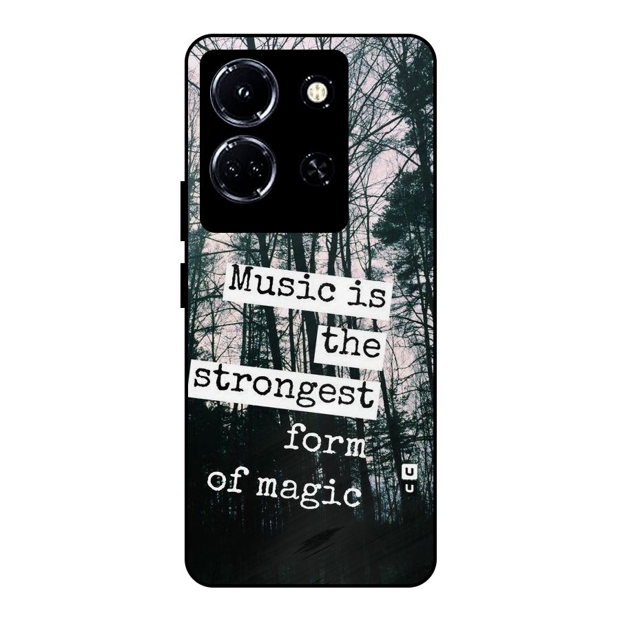 Music Magic Metal Back Case for Infinix Note 30 5G
