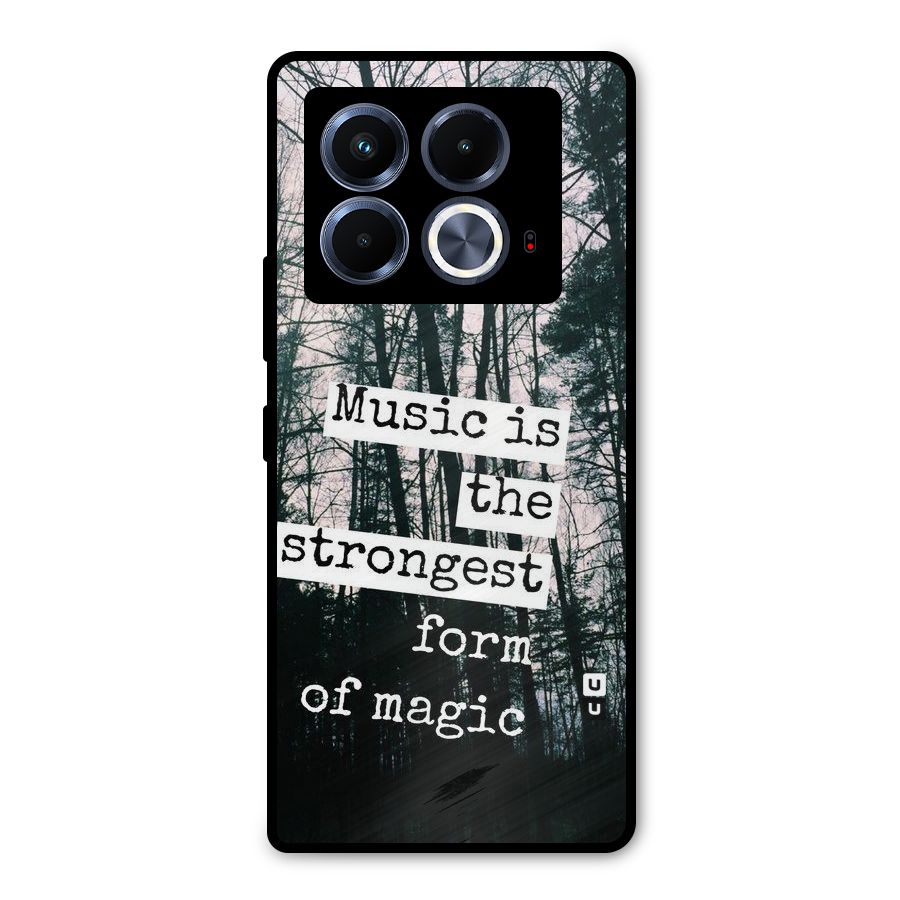 Music Magic Metal Back Case for Infinix Note 40 5G