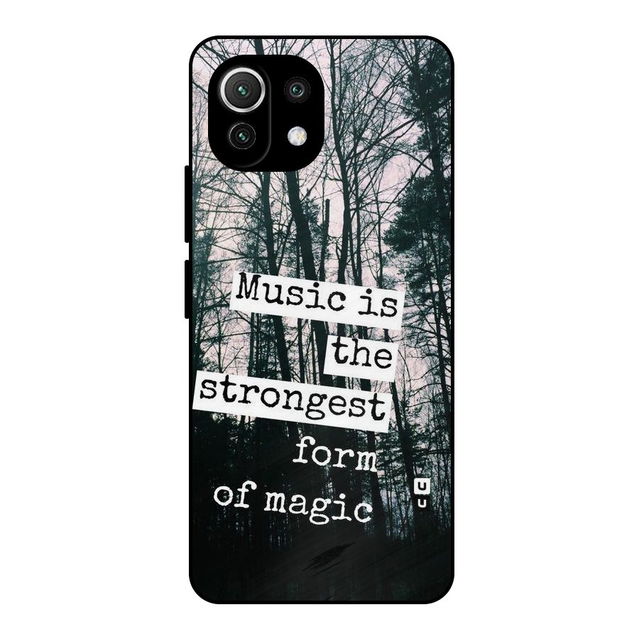 Music Magic Metal Back Case for Mi 11 Lite NE 5G