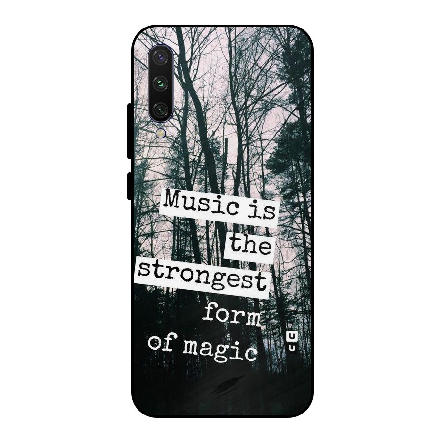 Music Magic Metal Back Case for Mi A3