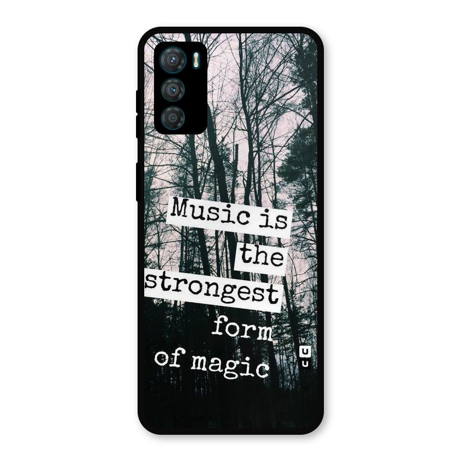 Music Magic Metal Back Case for Moto G42