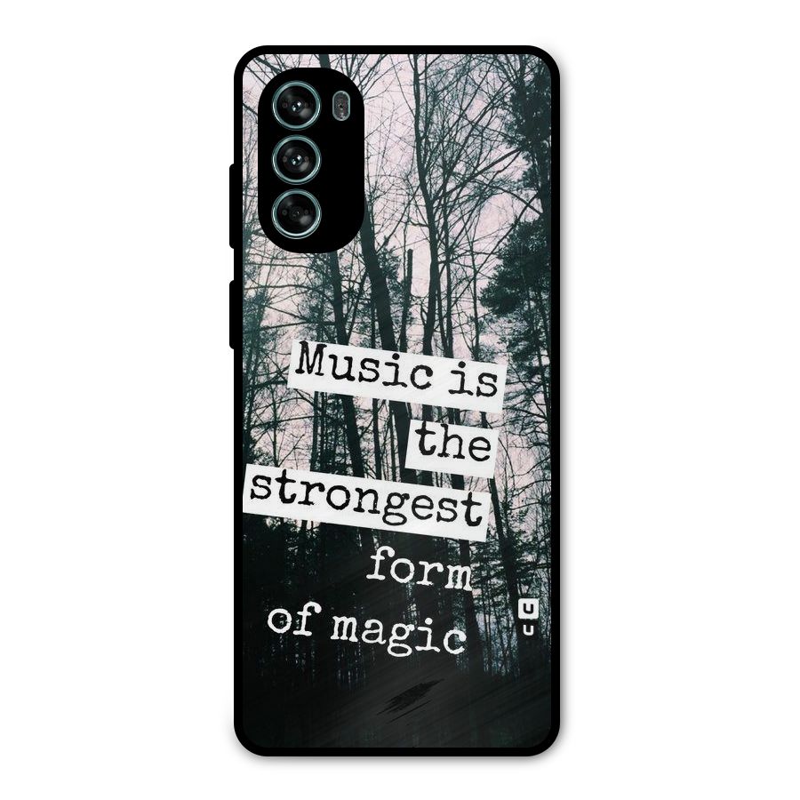 Music Magic Metal Back Case for Moto G62