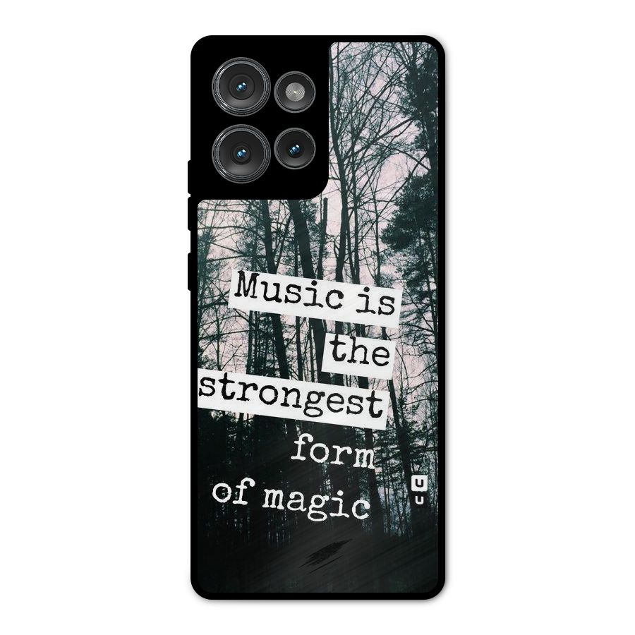 Music Magic Metal Back Case for Motorola Edge 50