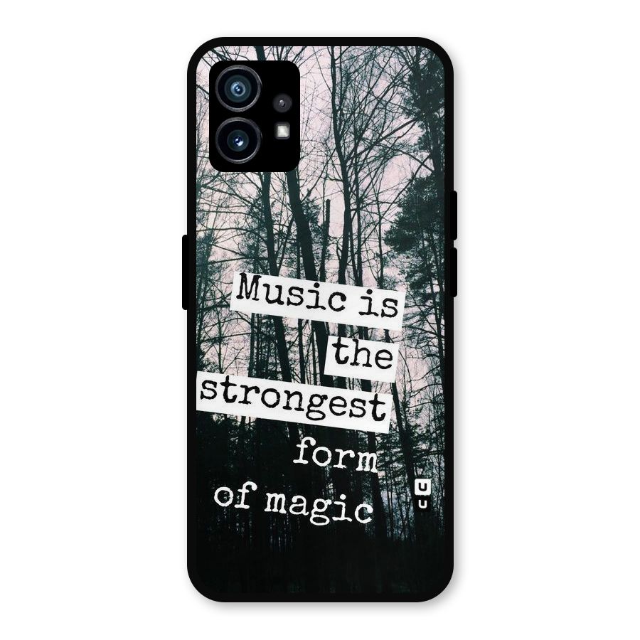 Music Magic Metal Back Case for Nothing Phone 1