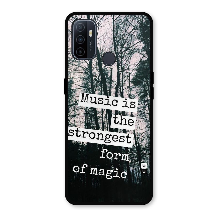 Music Magic Metal Back Case for Oppo A53