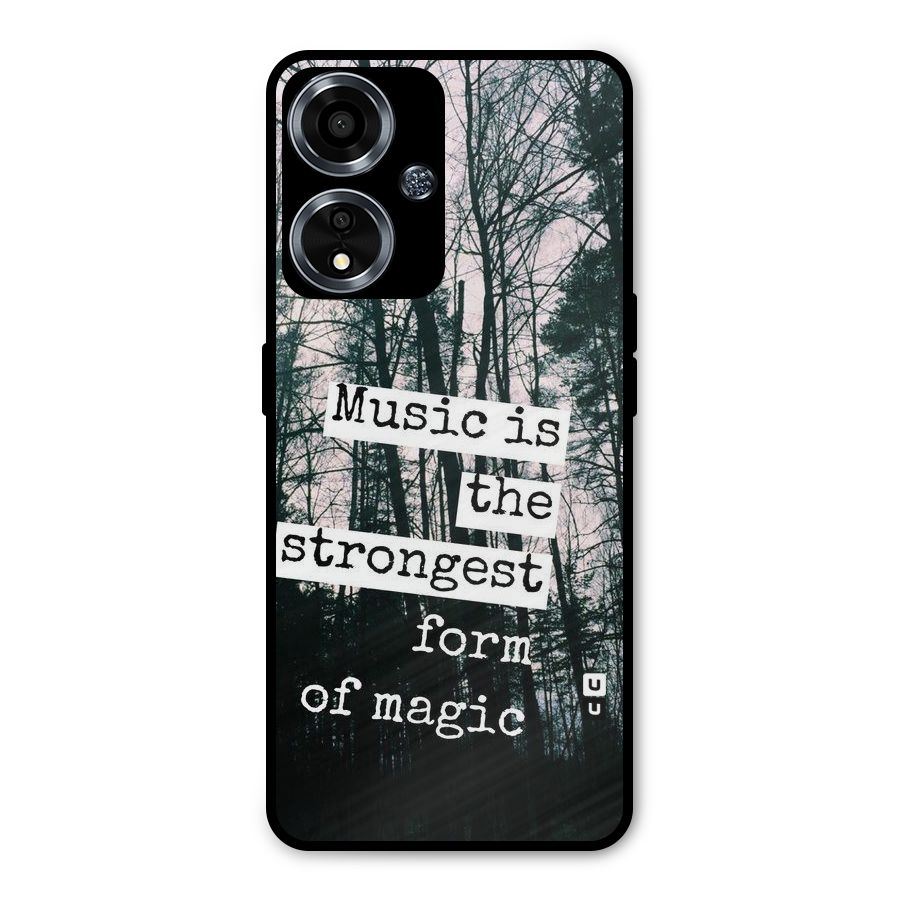Music Magic Metal Back Case for Oppo A59