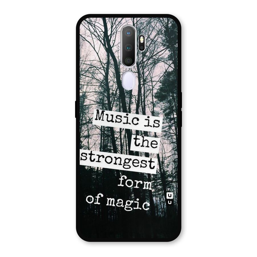 Music Magic Metal Back Case for Oppo A5 (2020)