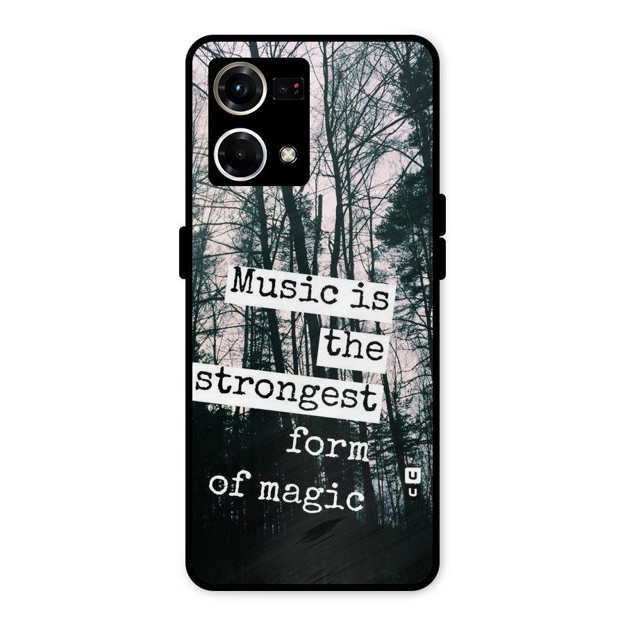 Music Magic Metal Back Case for Oppo F21s Pro 4G