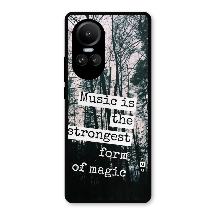 Music Magic Metal Back Case for Oppo Reno10 Pro