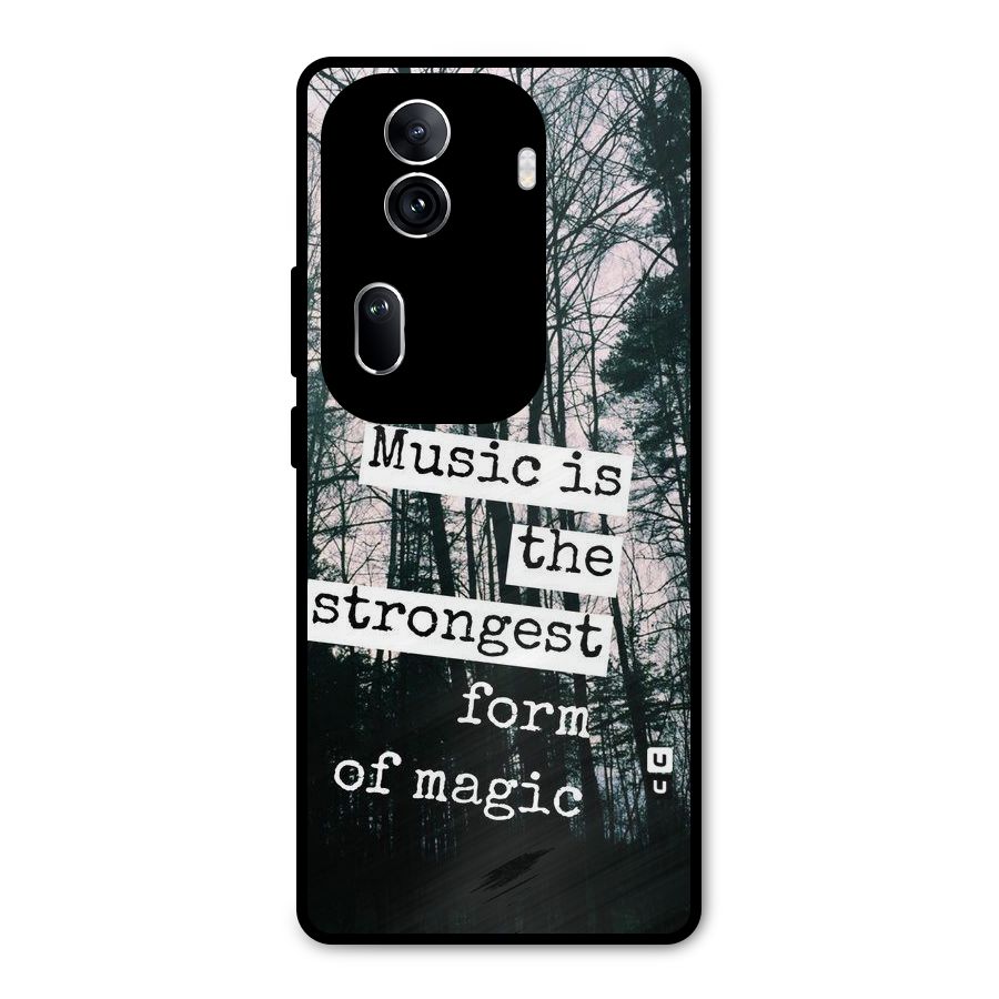 Music Magic Metal Back Case for Oppo Reno11 Pro 5G