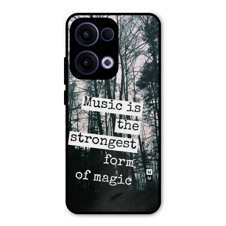 Music Magic Metal Back Case for Oppo Reno13