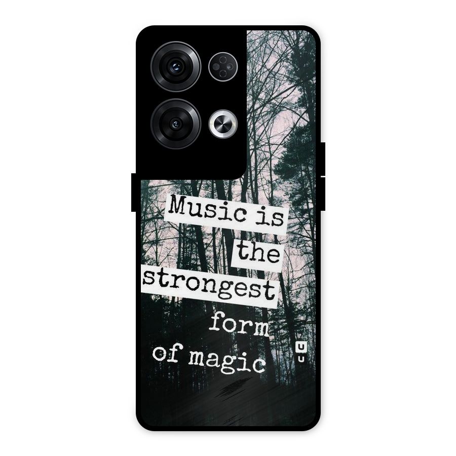 Music Magic Metal Back Case for Oppo Reno8 Pro 5G