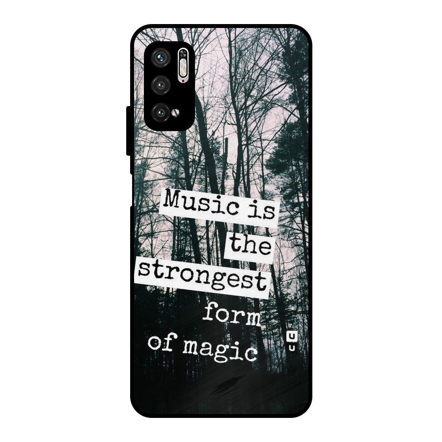 Music Magic Metal Back Case for Poco M3 Pro 5G