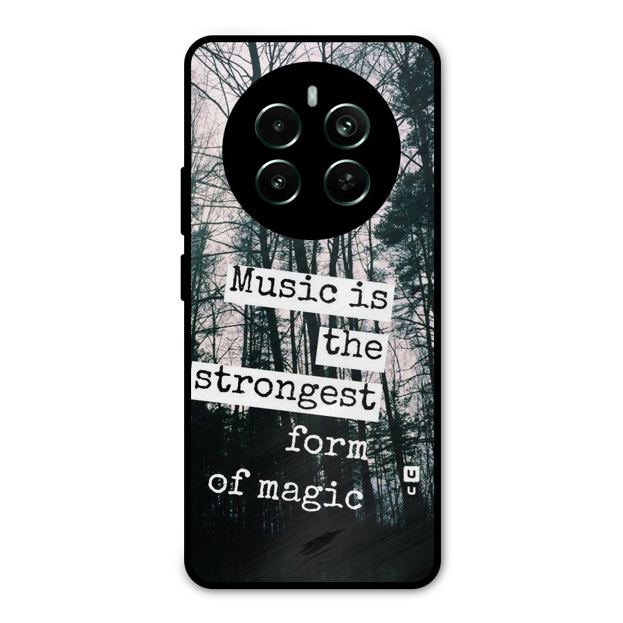 Music Magic Metal Back Case for Realme 12 Pro Plus