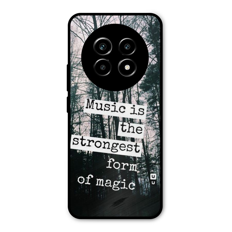 Music Magic Metal Back Case for Realme 13 Pro