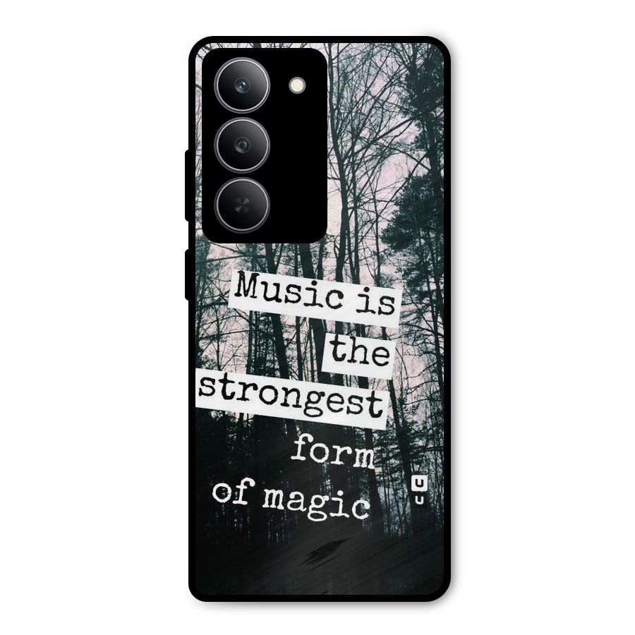 Music Magic Metal Back Case for Realme 14x