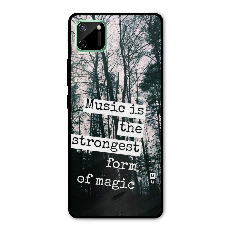 Music Magic Metal Back Case for Realme C11