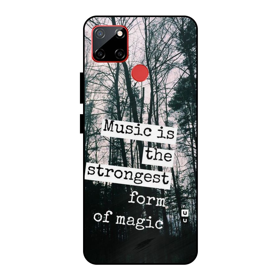 Music Magic Metal Back Case for Realme C12