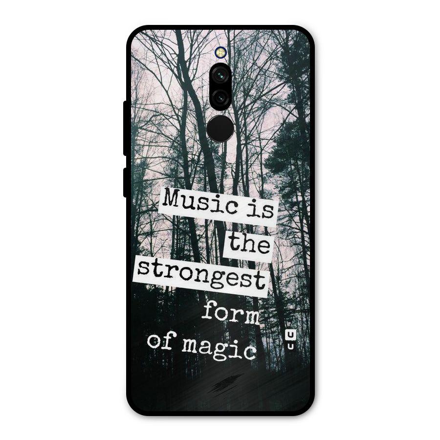 Music Magic Metal Back Case for Redmi 8
