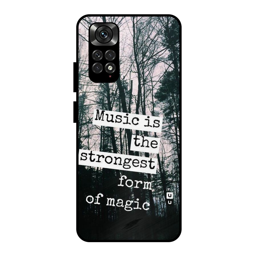 Music Magic Metal Back Case for Redmi Note 11 Pro Plus 5G