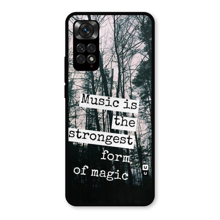 Music Magic Metal Back Case for Redmi Note 11s