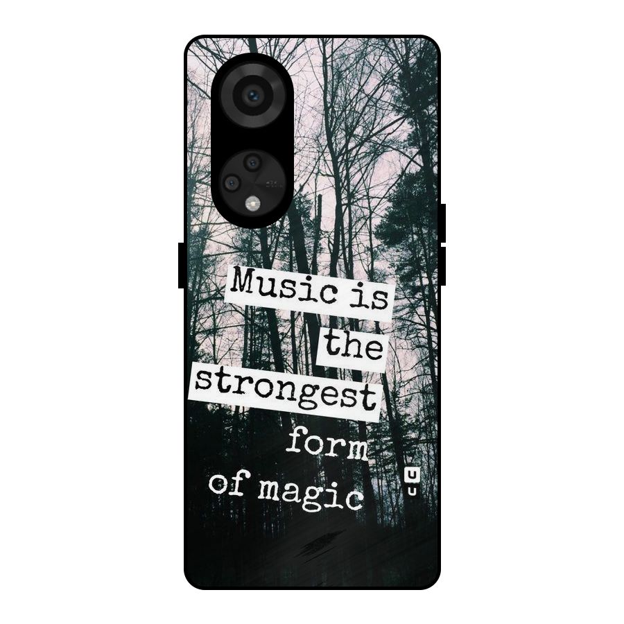 Music Magic Metal Back Case for Reno8 T 5G