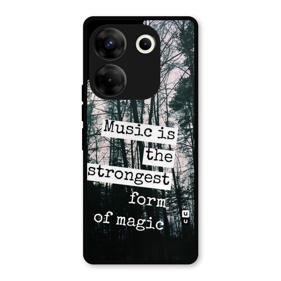 Music Magic Metal Back Case for Tecno Camon 20