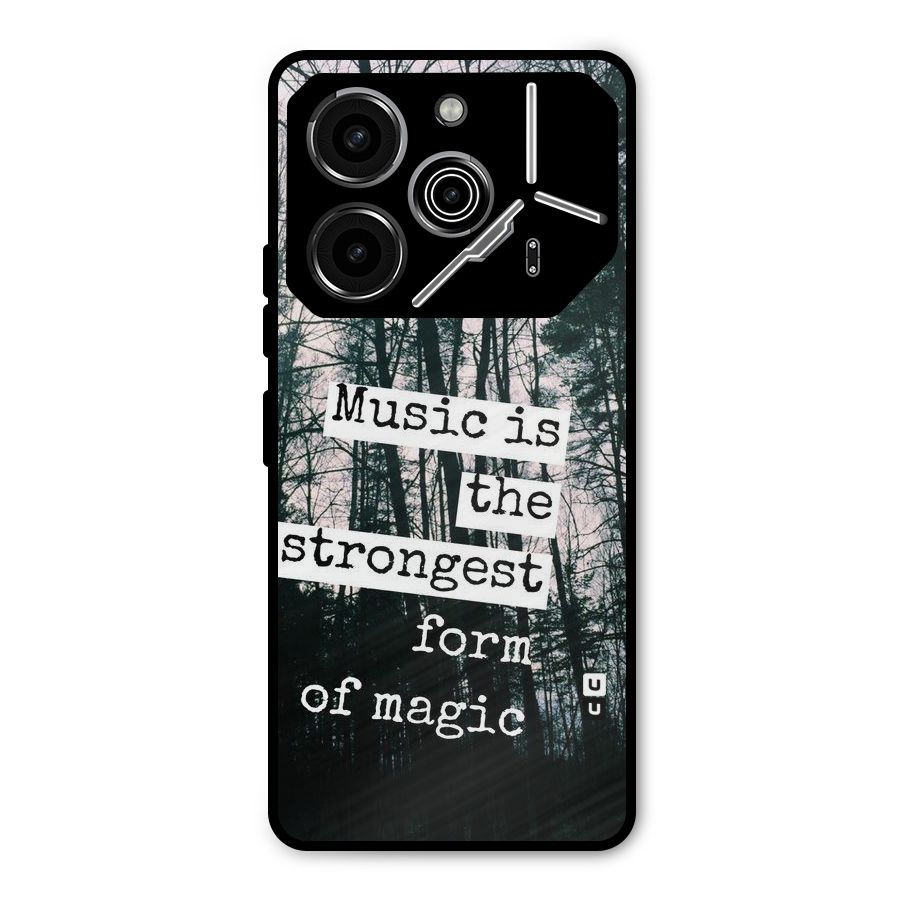 Music Magic Metal Back Case for Tecno Pova 6 Pro