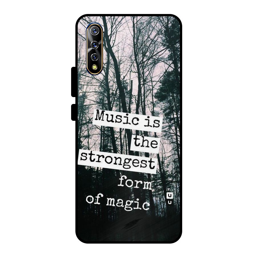 Music Magic Metal Back Case for Vivo S1