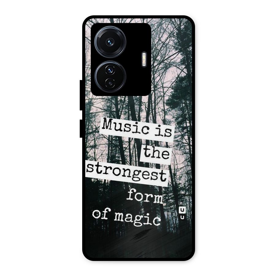 Music Magic Metal Back Case for Vivo T1 Pro