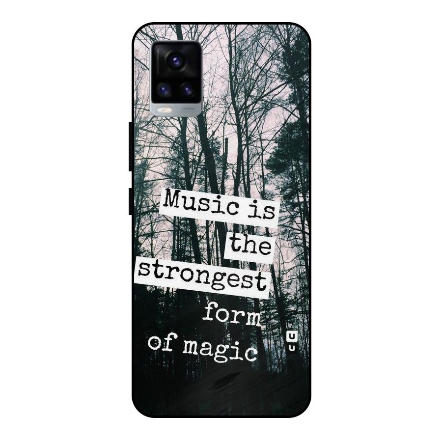 Music Magic Metal Back Case for Vivo V20