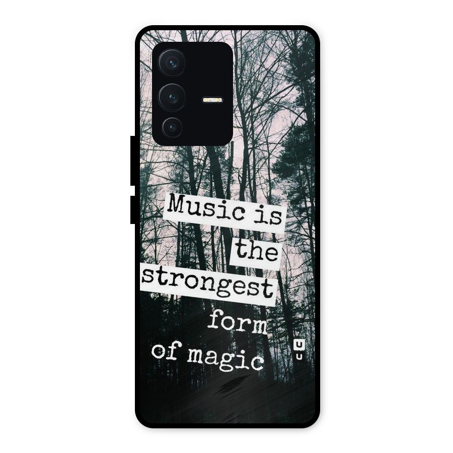 Music Magic Metal Back Case for Vivo V23 5G