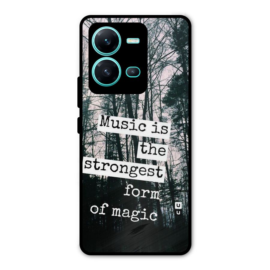Music Magic Metal Back Case for Vivo V25
