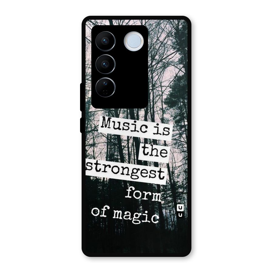Music Magic Metal Back Case for Vivo V27