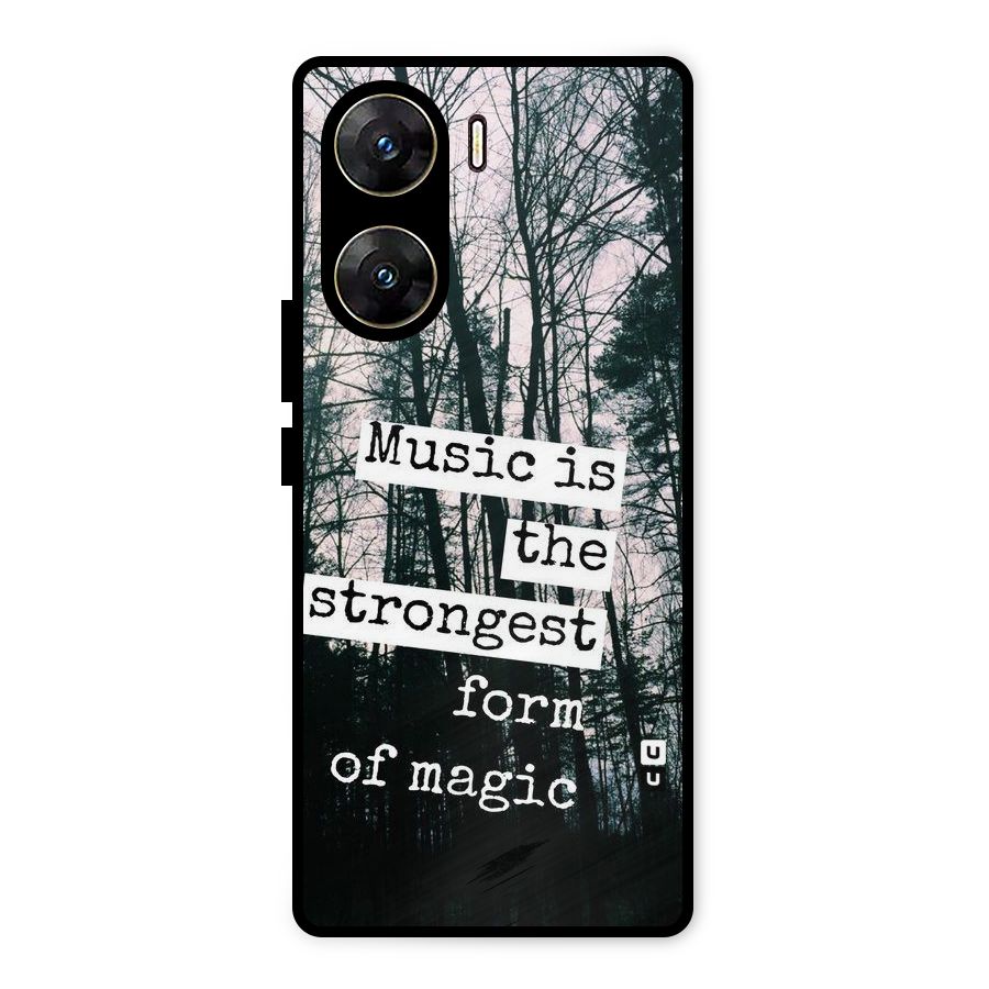 Music Magic Metal Back Case for Vivo V29e