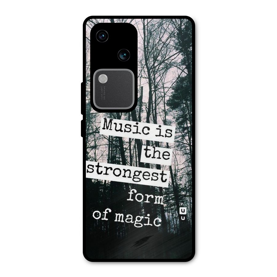 Music Magic Metal Back Case for Vivo V30