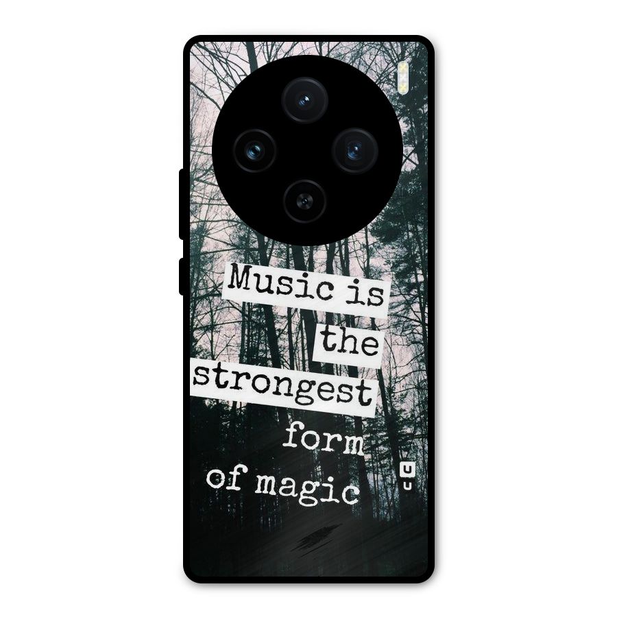 Music Magic Metal Back Case for Vivo X100