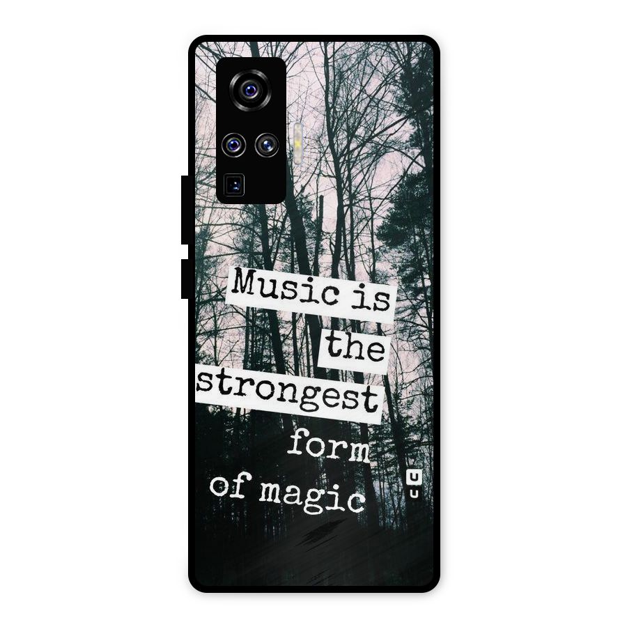 Music Magic Metal Back Case for Vivo X50 Pro